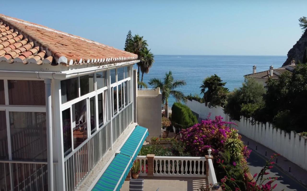 阿尔姆尼卡Espectacular Casa En La Playa Con Piscina Privada别墅 外观 照片