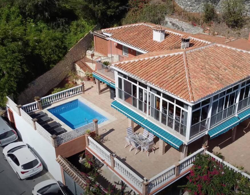 阿尔姆尼卡Espectacular Casa En La Playa Con Piscina Privada别墅 外观 照片