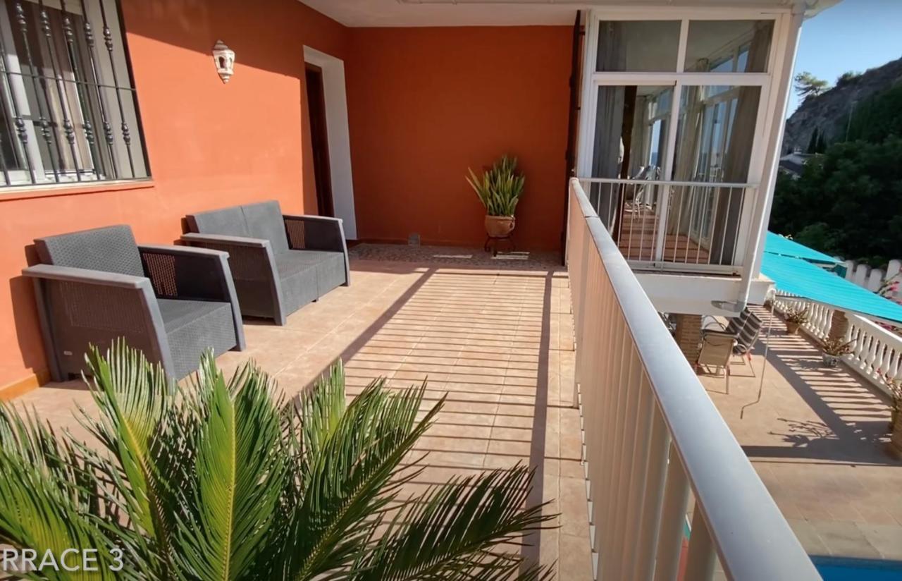 阿尔姆尼卡Espectacular Casa En La Playa Con Piscina Privada别墅 外观 照片
